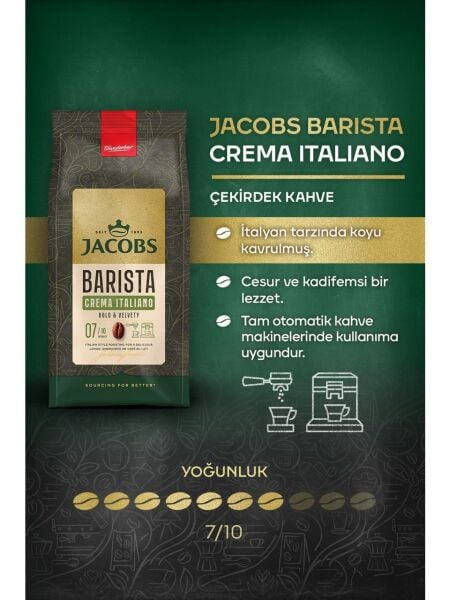 JACOBS BARİSTA BEANS CREMA ITALİANO 1 KG 4058063