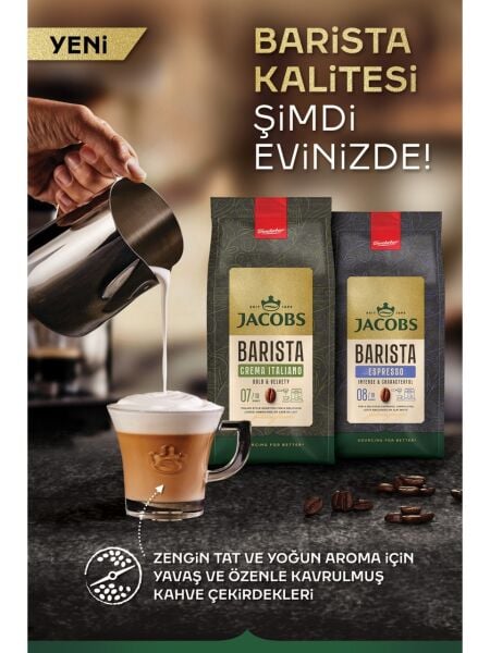 JACOBS BARİSTA BEANS CREMA ITALİANO 1 KG 4058063
