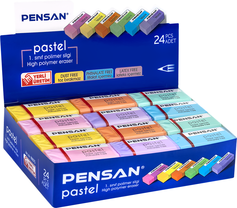 PENSAN SİLGİ PSS-24P 24 LÜ PASTEL