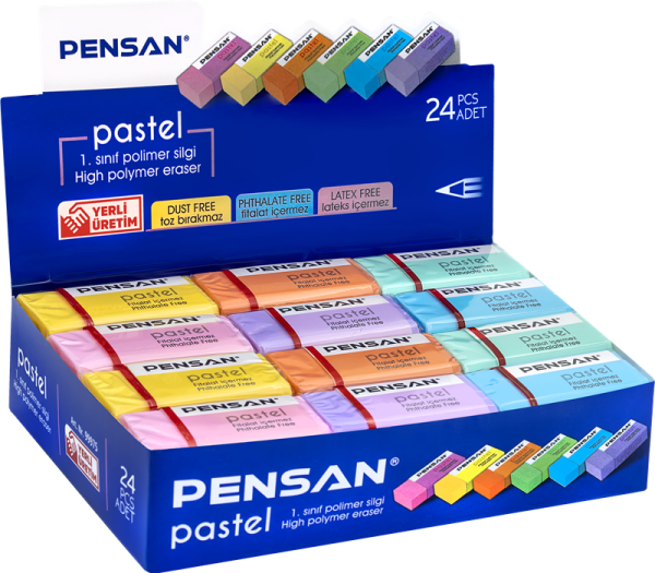 PENSAN SİLGİ PSS-24P 24 LÜ PASTEL