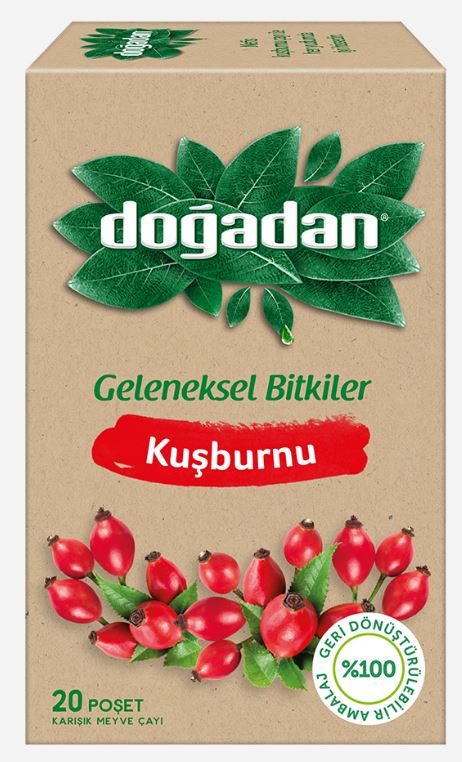DOĞADAN BİTKİ ÇAYI KUŞBURNU 20 Lİ