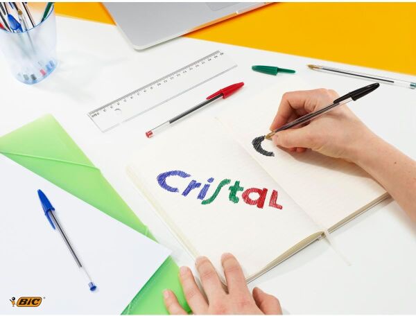 BIC TÜKENMEZ KALEM CRISTAL MEDIUM MAVİ 10 LU 830863-516352