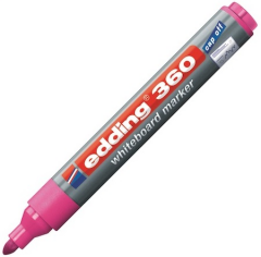 EDDING BEYAZ TAHTA KALEMİ CAP OFF E-360 PEMBE