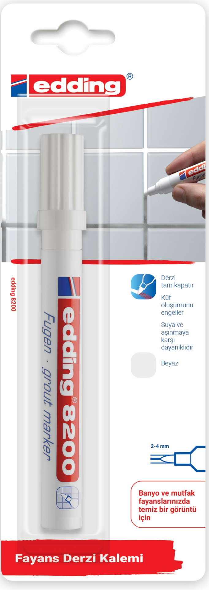 EDDING FAYANS MARKÖRÜ E-8200 TEKLİ BLS.