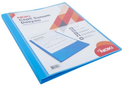 NOKİ SUNUM DOSYASI CEPLİ 40 LI MAVİ 64140-N-130