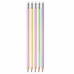 BIC EVOLUTION KURŞUN KALEM PASTEL SİLGİLİ 5 Lİ BLS. 518986
