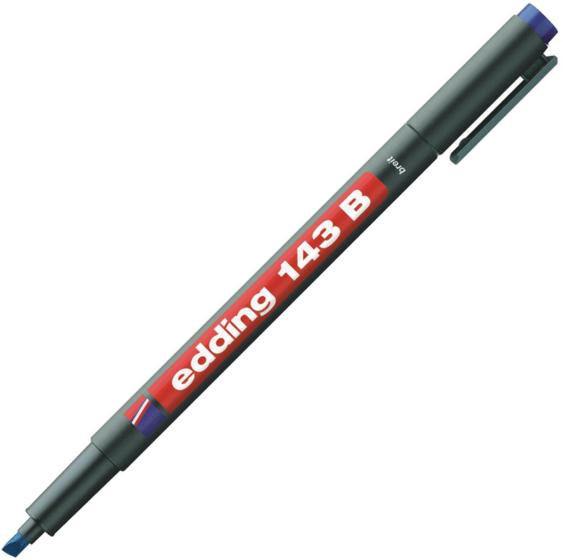 EDDING ASETAT KALEMİ E-143B MAVİ