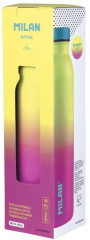 MİLAN MATARA 591 ML PASLANMAZ İZOTERMAL SARI+PEMBE 643020SN SUNSET