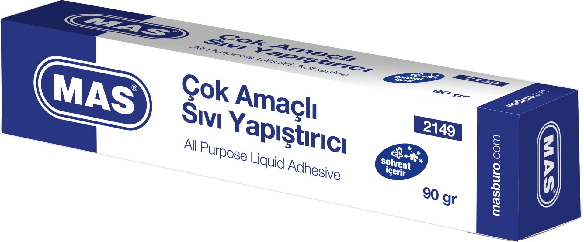 MAS YAPIŞTIRICI SIVI 90 GR TÜPTE SOLVENTLİ 2149