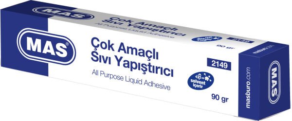MAS YAPIŞTIRICI SIVI 90 GR TÜPTE SOLVENTLİ 2149