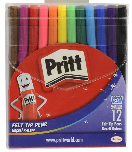 PRITT KEÇELİ KALEM 12 RENK 1687976