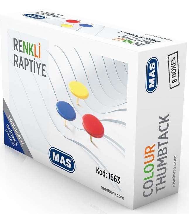 MAS RAPTİYE RENKLİ KARIŞIK PVC KAPLI MULTIPACK 1663
