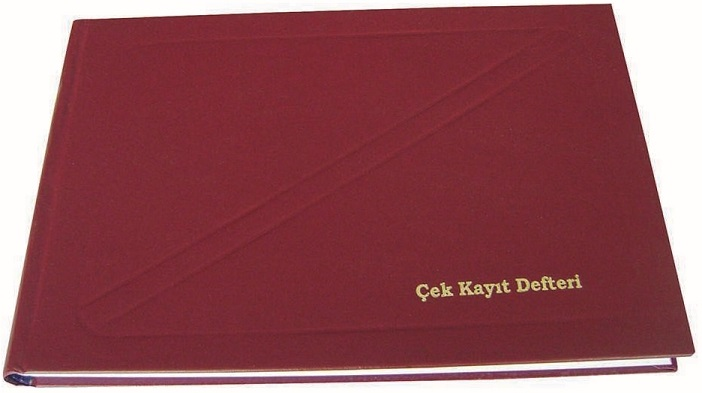 DİLMAN ÇEK KAYIT DEFTERİ CİLTLİ 17x24  96 YP 1405