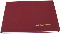 DİLMAN ÇEK KAYIT DEFTERİ CİLTLİ 17x24  96 YP 1405