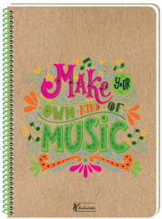 KESKİN DEFTER DOODLES A4 100 YP. ÇİZGİLİ 415631-99