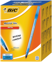 BIC TÜKENMEZ KALEM ROUND STIC 60 LI MAVİ 921403