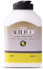 ARTDECO VERNİK SU BAZLI PARLAK 500 ML Y-073L-01