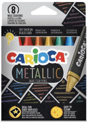 CARIOCA PASTEL BOYA METALİK WAX MAXİ 8 Lİ 43163