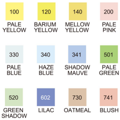 ZIG KURECOLOR TWIN S KC-3000/12B5 12 Lİ PALE COLORS