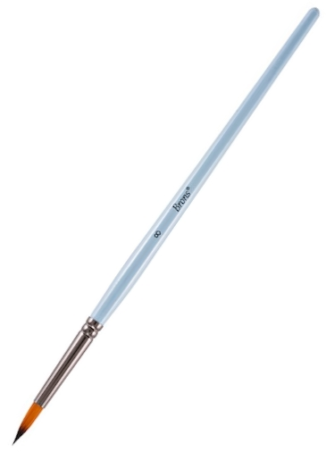 BRONS SULU BOYA FIRÇASI 123 SERİSİ SERİ KISA SAP NO: 8 ASKILI BLS. BR-759