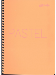 MYNOTE DEFTER FLEX PASTEL PP KAPAK SPİRALLİ A5 80 YP KARELİ MFXPA-A580-K