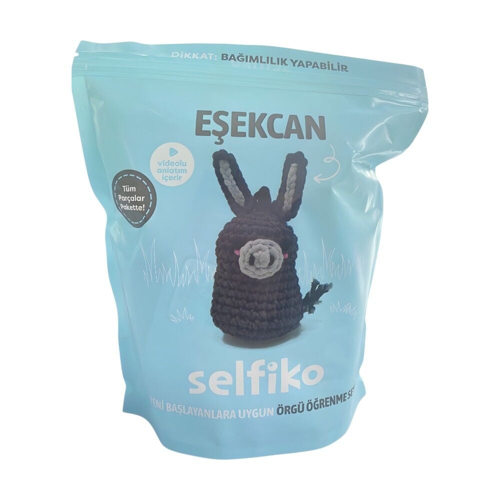 SELFİKO EŞEKCAN ÖRGÜ ÖĞRENME SETİ