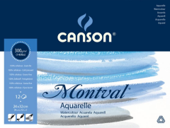 CANSON SULU BOYA BLOĞU MONTVAL 24x32 300 GR 12 SF 200807319