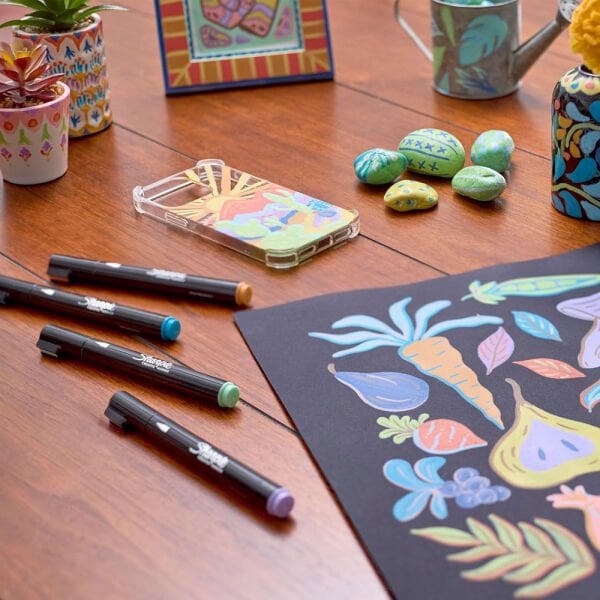 SHARPIE AKRİLİK MARKÖR YUVARLAK UÇ DOĞA TONLARI 5Lİ 2213380