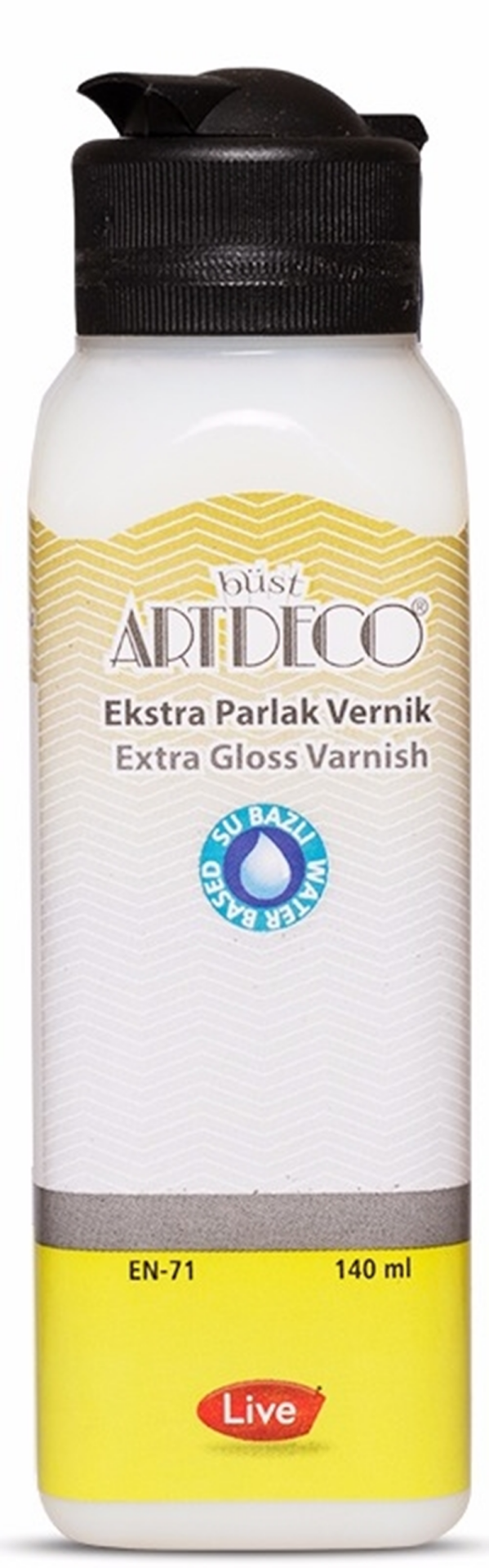 ARTDECO VERNİK SU BAZLI EKSTRA PARLAK 140 ML Y-073R-04