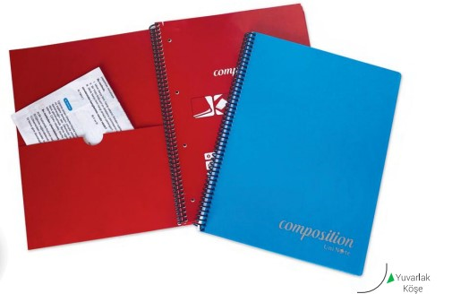 ÇINAR DEFTER A4 COMPOSITION SPİRALLİ PP KAPAK 160 YP. ÇİZGİLİ 72819