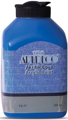 ARTDECO AKRİLİK BOYA 500 ML MAVİ Y-070L-3610