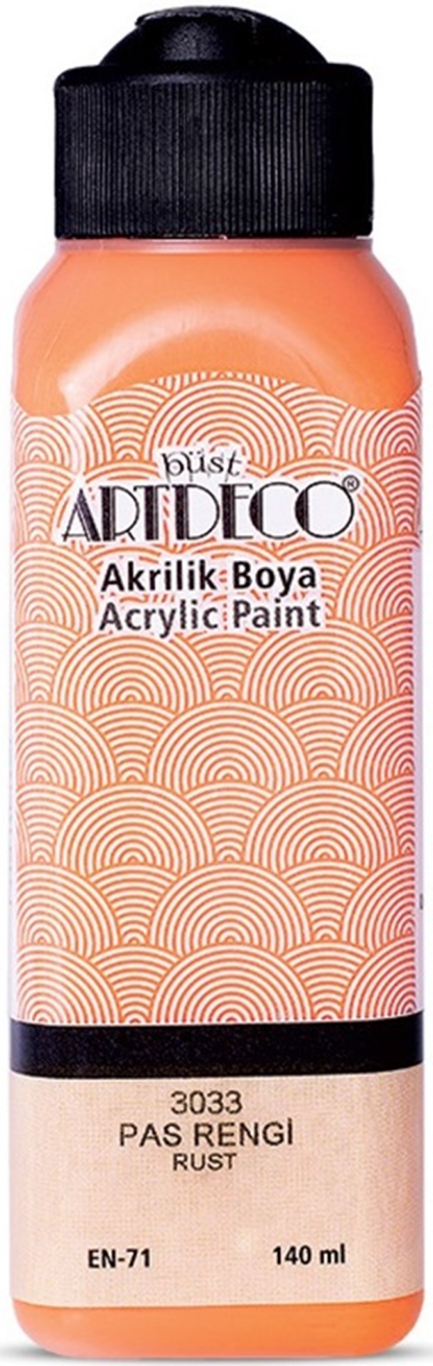 ARTDECO AKRİLİK BOYA 140 ML PAS RENGİ Y-070R-3033