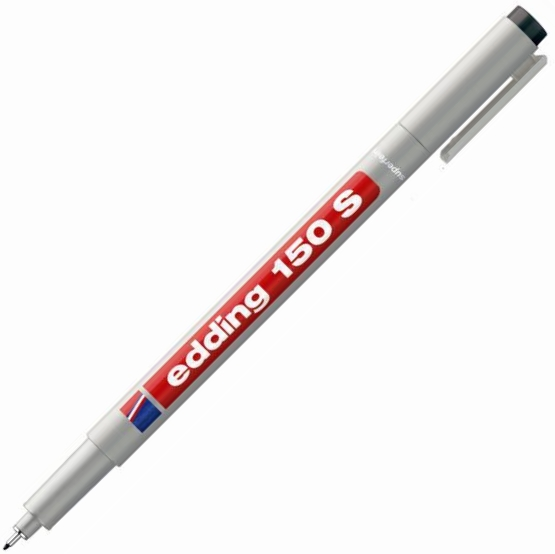 EDDING ASETAT KALEMİ E-150S SİYAH