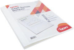 NOKİ SUNUM DOSYASI CEPLİ 10 LU BEYAZ 64110-N-010