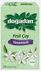 DOĞADAN BİTKİ ÇAYI YEŞİL ÇAY YASEMİNLİ 20 Lİ