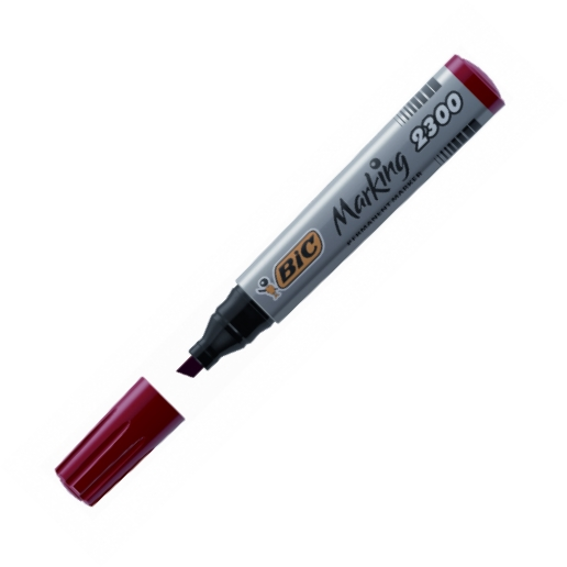 Bic Permanent Markör 2300 12 Li Kırmızı 8209243