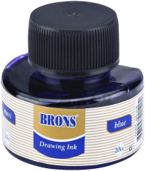 BRONS ÇİNİ MÜREKKEBİ 20 CC MAVİ BR-318