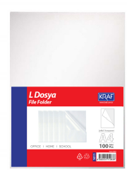KRAF L POŞET DOSYA A4 100 LÜ 1011