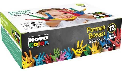 NOVA COLOR PARMAK BOYA 12 Lİ NC-460