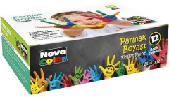 NOVA COLOR PARMAK BOYA 12 Lİ NC-460