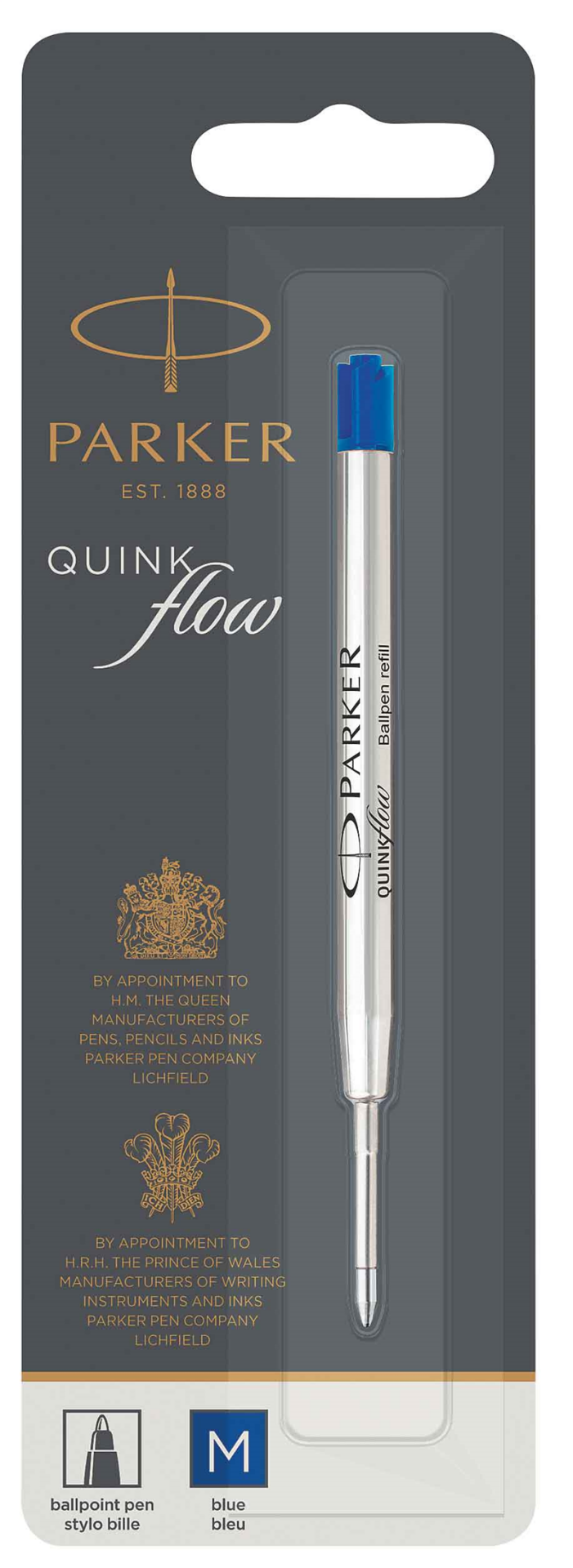 PARKER TÜKENMEZ KALEM REFİLİ M UÇ MAVİ 1950371