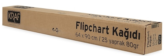 KRAF FLIPCHART KAĞIDI RULO 64x90cm   25 YP 703G