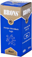 BRONS ISTAMPA MÜREKKEBİ 500 CC MAVİ BR-321