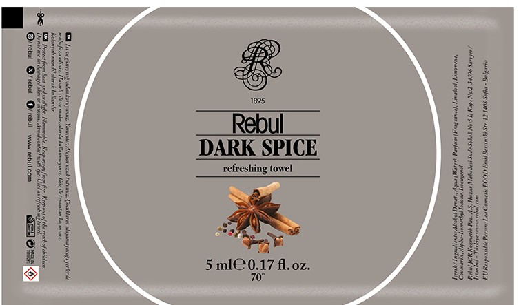REBUL KOLONYALI MENDİL DARK SPICE  TM1107.00030