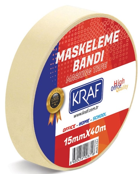 Maskeleme Bandı 15 Mm X 40 Mt.