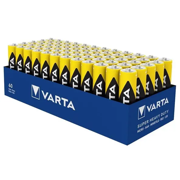 VARTA SUPER HEAVY DUTY 60'LI ÇINKO KARBON AAA INCE KALEM PIL