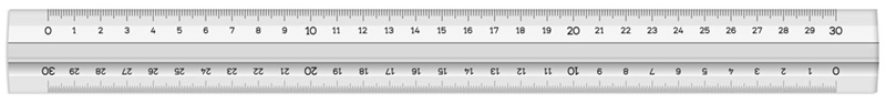 HATAS TRİBLDESİMETRE ŞEFFAF 30 CM 00250