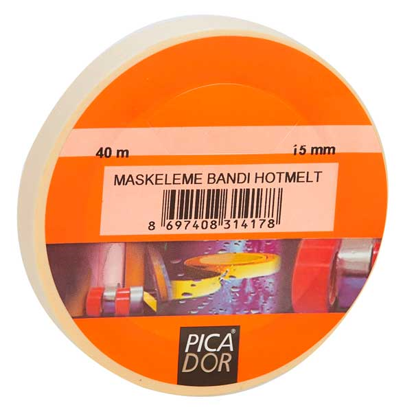 PICADOR MASKELEME HOTMELT ASKISIZ 4701 15MMX40MT KP008