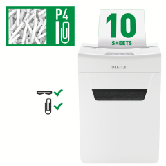 LEITZ EVRAK İMHA MAKİNESİ IQ OFFICE P4 8092 10 YAPRAK KAPASİTELİ