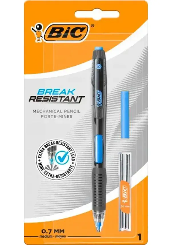 Bic Break Resistant Versatil Kalem 1 Kalem+1 Silgi+6 Lı Min Blister Paket 527476